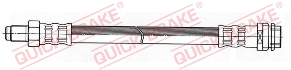 Шланг тормозной задний QUICK BRAKE 37.014