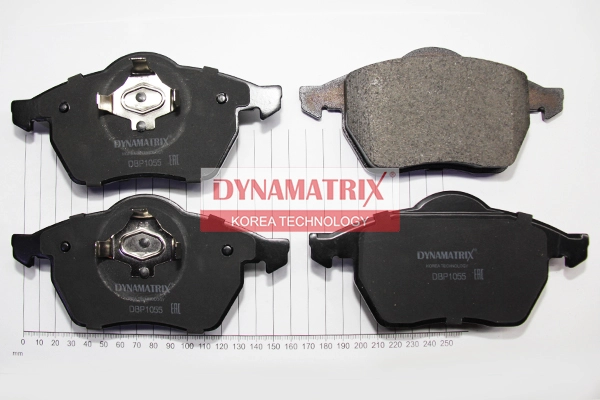 К-кт колодок для диск.тормозов DYNAMATRIX-KOREA DBP1055