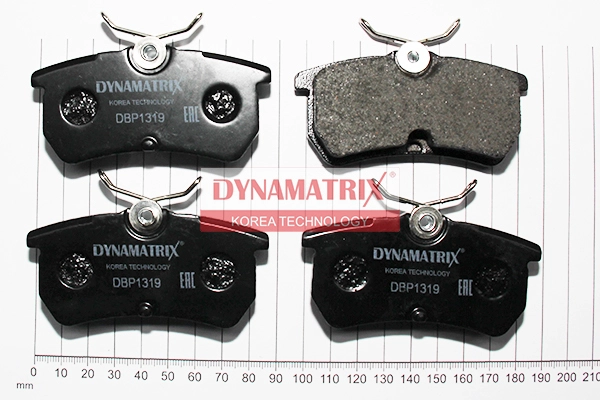 К-кт колодок для диск.тормозов DYNAMATRIX-KOREA DBP1319