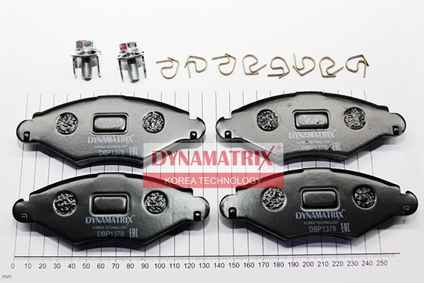 Комплект тормозных колодок DYNAMATRIX-KOREA DBP1378