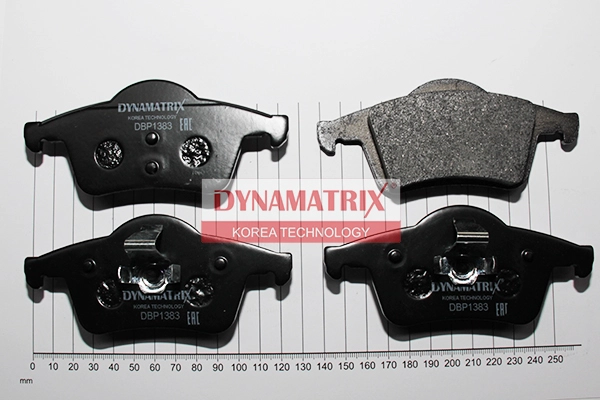 К-кт колодок для диск.тормозов DYNAMATRIX-KOREA DBP1383