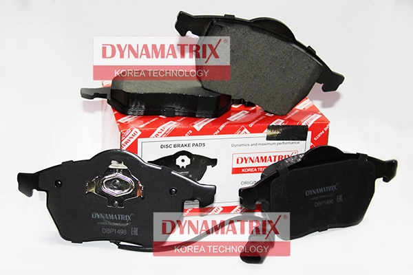 К-кт колодок для диск.тормозов DYNAMATRIX-KOREA DBP1496