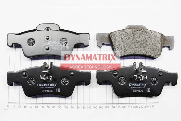К-кт колодок для диск.тормозов DYNAMATRIX-KOREA DBP1526