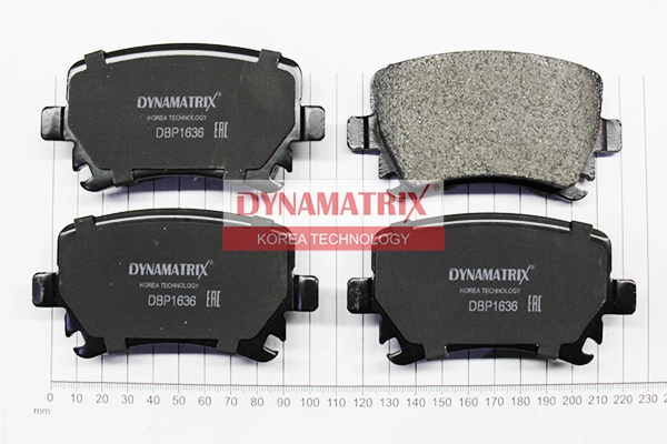 Комплект тормозных колодок DYNAMATRIX-KOREA DBP1636