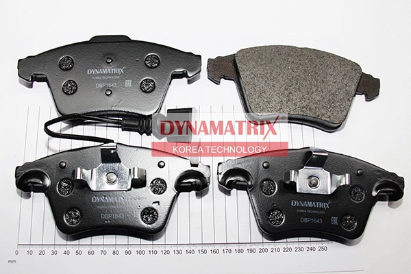 К-кт колодок для диск.тормозов DYNAMATRIX-KOREA DBP1643
