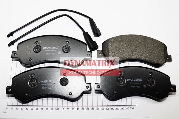 К-кт колодок для диск.тормозов DYNAMATRIX-KOREA DBP1928