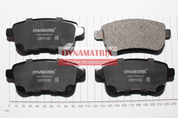 Колодки тормозные дисковые DYNAMATRIX-KOREA DBP4182