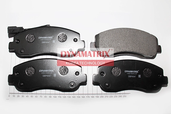 К-кт колодок для диск.тормозов DYNAMATRIX-KOREA DBP4347