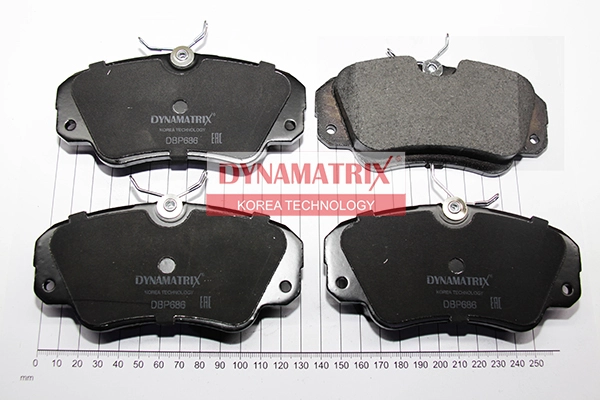 К-кт колодок для диск.тормозов DYNAMATRIX-KOREA DBP686
