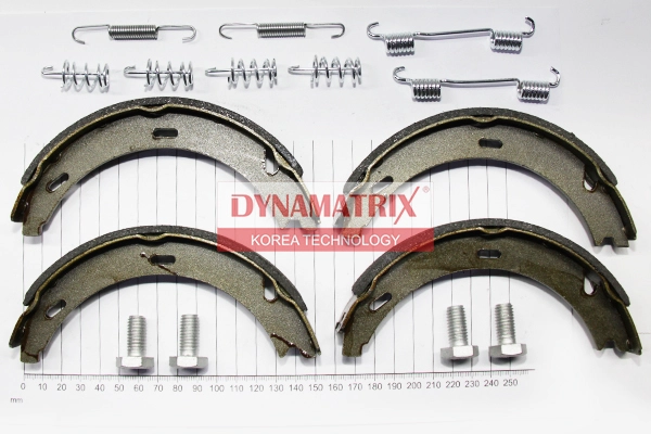 Комплект колодок для барабанных тормозов DYNAMATRIX-KOREA DBS196