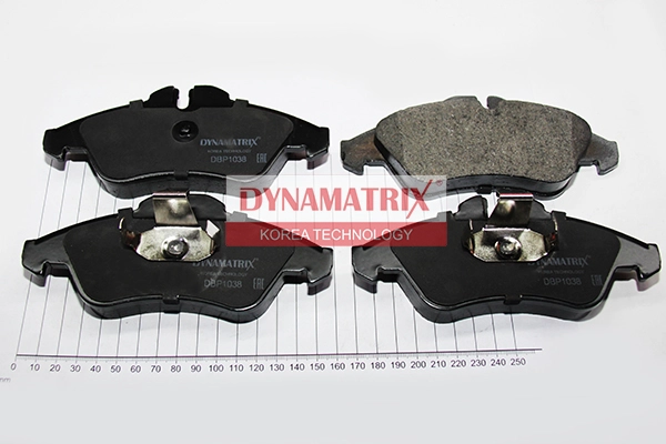К-кт колодок для диск.тормозов DYNAMATRIX-KOREA DBP1038