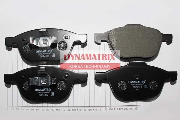 К-кт колодок для диск.тормозов DYNAMATRIX-KOREA DBP4319