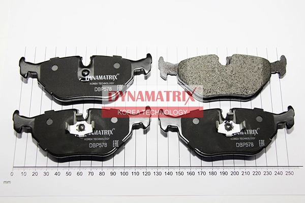 К-кт колодок для диск.тормозов DYNAMATRIX-KOREA DBP578