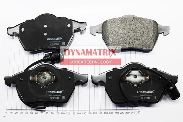 К-кт колодок для диск.тормозов DYNAMATRIX-KOREA DBP590
