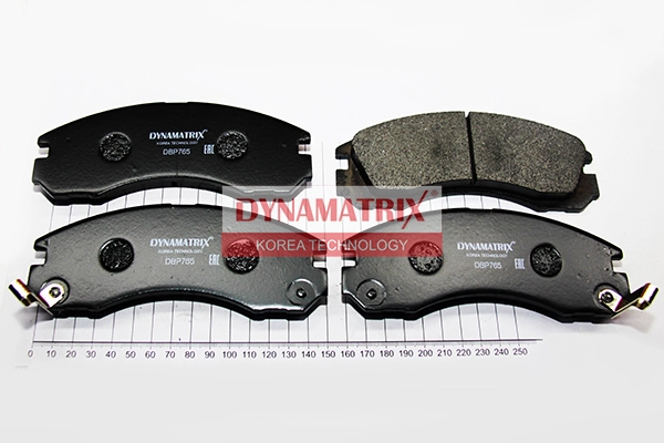 Колодки тормозные дисковые DYNAMATRIX-KOREA DBP765