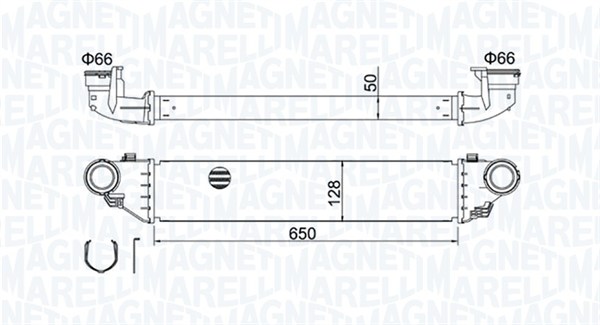 Интеркулер MAGNETI MARELLI 351319204280