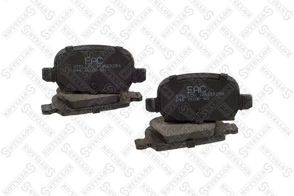 Колодки дисковые задние STELLOX 846 002B-SX
