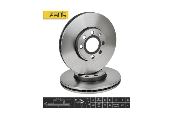 Диск тормозной передний ZENTPARTS Z05980