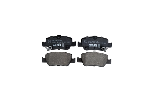 Колодки дисковые задние ZENTPARTS Z07282