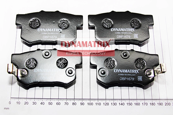 К-кт колодок для диск.тормозов honda cr-v ii 02-06 fr-v 05- stream 01- DYNAMATRIX-KOREA DBP1679