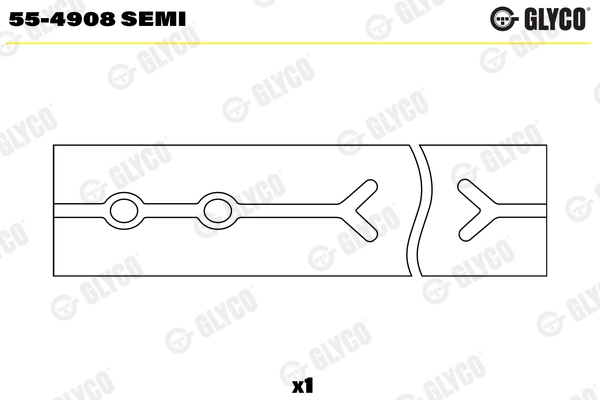 55-4908 semi втулка шатуна semi GLYCO 55-4908 SEMI