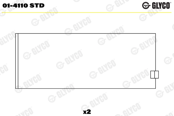 Вкладыши двигателя GLYCO 01-4110 STD