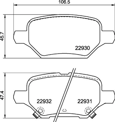 Колодки тормозные дисковые BREMBO P 59 099