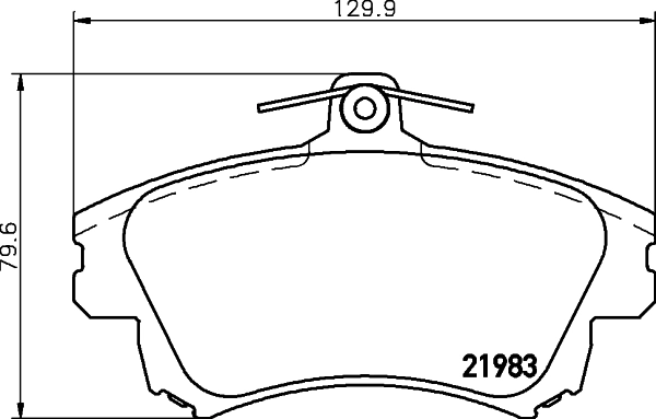 Комплект колодок для дисковых тормозов DON PCP1345