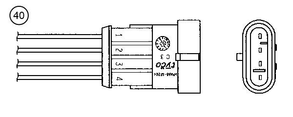 Лямбда-зонд oza739-ee12 NTK 96997