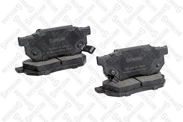 204 002b-sx колодки дисковые п. с антискр. пл. STELLOX 204 002B-SX
