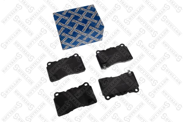 000 675b-sx колодки дисковые передние с антискрип. пластинами STELLOX 000 675B-SX