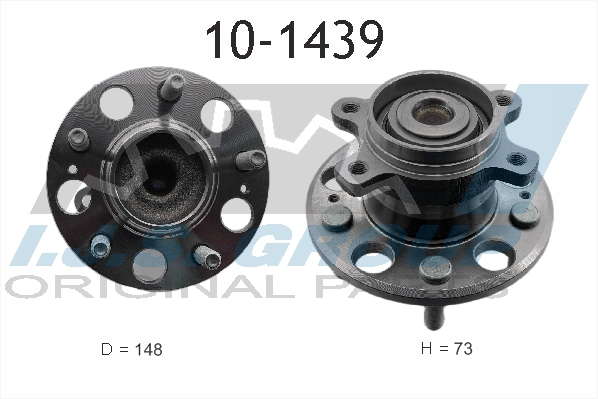 Ступица колеса hyundai elantra iv 1.6 05-11 IJS GROUP 10-1439