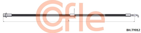 Шланг тормозной передн лев toyota avensis 03- / corolla 02- COFLE 92.BH.TY012