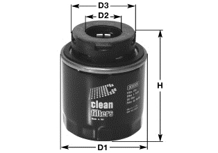 Масляный фильтр CLEAN FILTERS DO5519