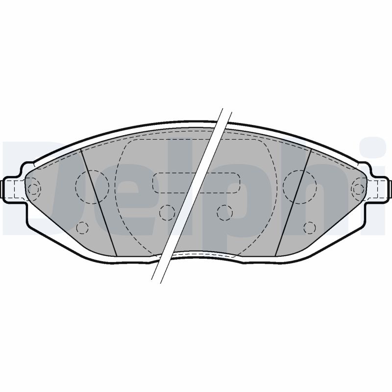 Тормозные колодки DELPHI LP2218