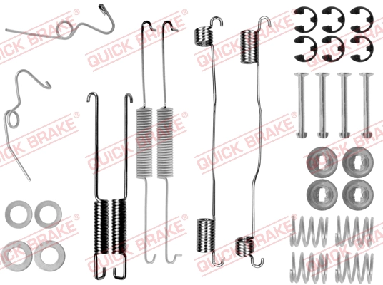 Комплектующие тормозной колодки QUICK BRAKE 105-0624