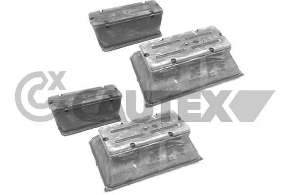 Комплект сайлентблоков подвески 4 шт (опоры рессоры) mb sprinter -06 CAUTEX 751956
