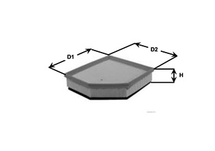 Воздушный фильтр CLEAN FILTERS MA3226