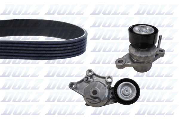 Комплект грм peugeot 208/2008 1.6d DOLZ SKD204A