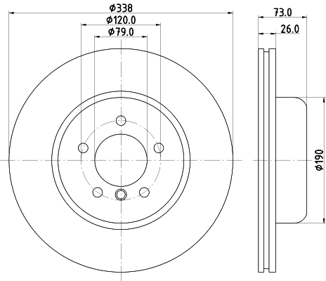Диск тормозной HELLA/BEHR/PAGID 8DD355132-771
