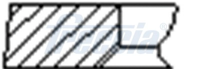 Кольца двс поршневые (к-т на 1 поршень) FRECCIA FR10-500900