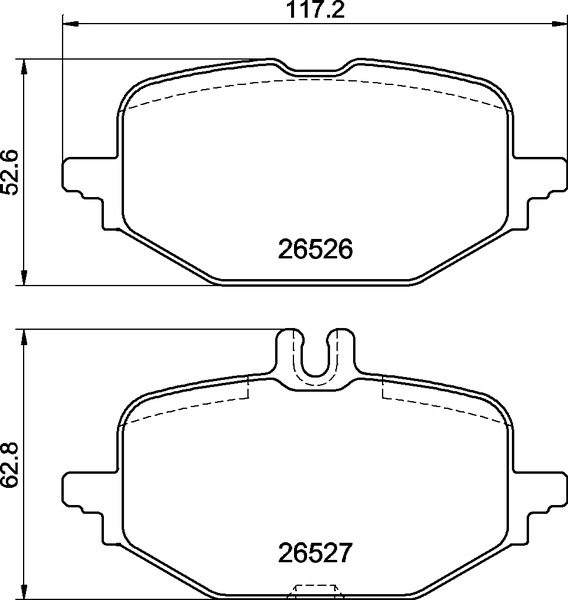 Колодки тормозные дисковые комплект BREMBO P50172