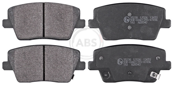 Комплект колодок для дисковых тормозов A.B.S. 35238