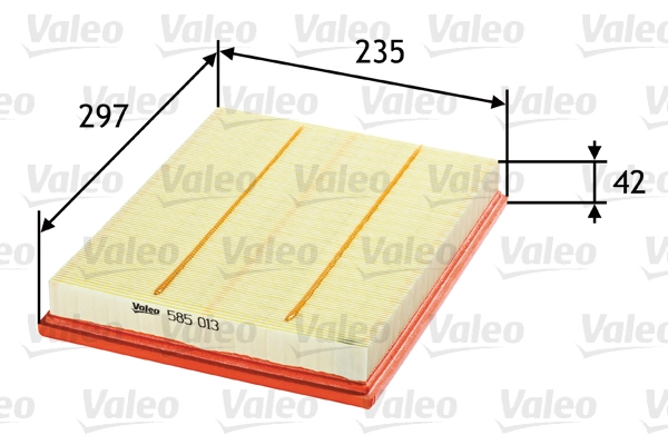 Воздушный фильтр VALEO 585013