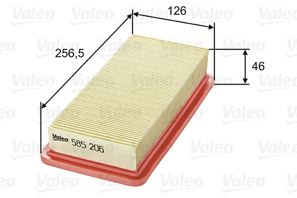 Воздушный фильтр VALEO 585206