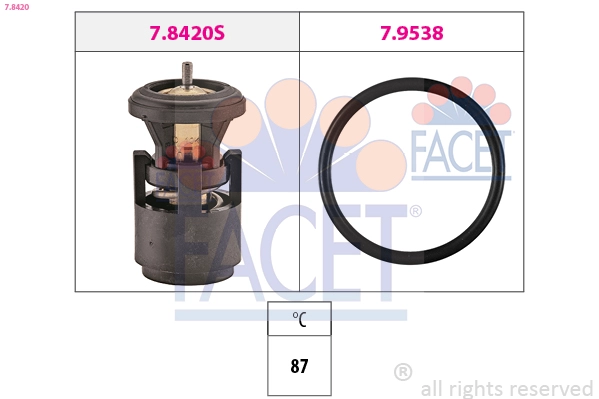 Термостат FACET 7.8420