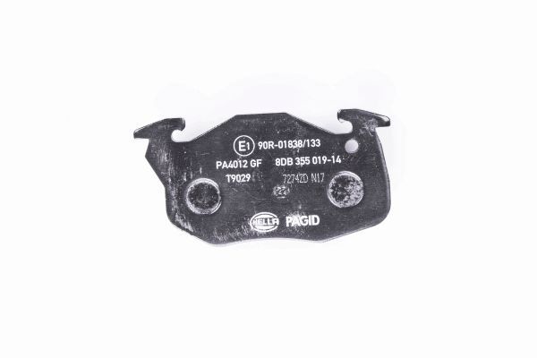 Колодки тормозные дисковые HELLA/BEHR/PAGID 8DB355019-141