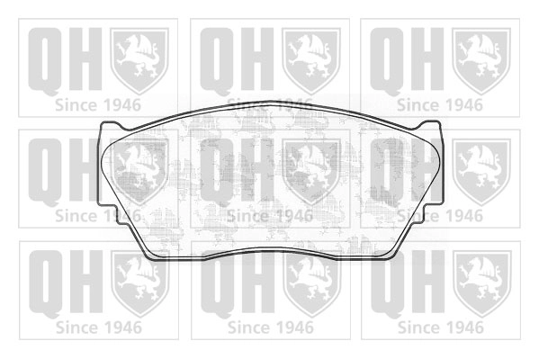 Колодки тормозные QUINTON HAZELL BP603
