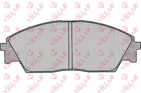 Колодки тормозные дисковые VILLAR 626.0082