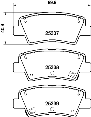Колодки тормозные дисковые HELLA/BEHR/PAGID T3139